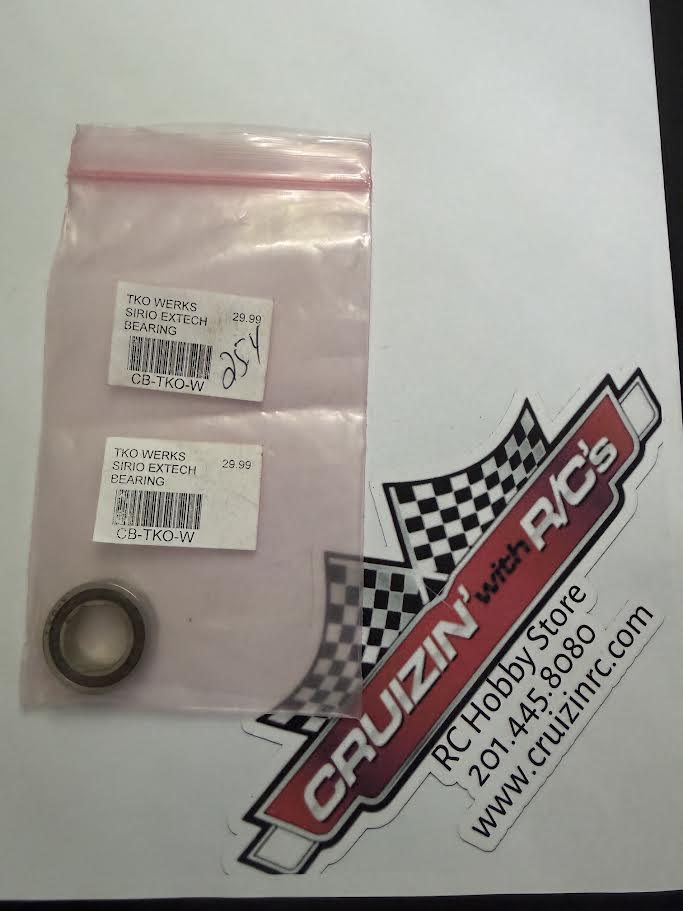 TKO Part #CB-TKO-W Ceramic 14.2x25.3mm Rr Engine Bearing (Werks/Sirio)