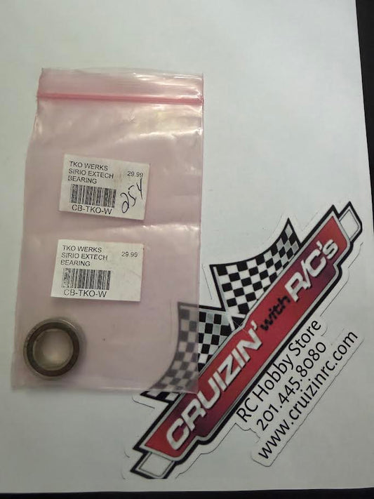 TKO Part #CB-TKO-W Ceramic 14.2x25.3mm Rr Engine Bearing (Werks/Sirio)