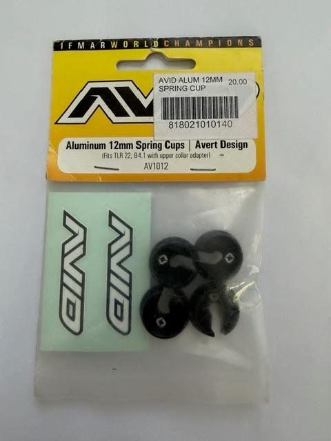 AVID Part #AV1012 Aluminum 12mm Spring Cups / Avert Design