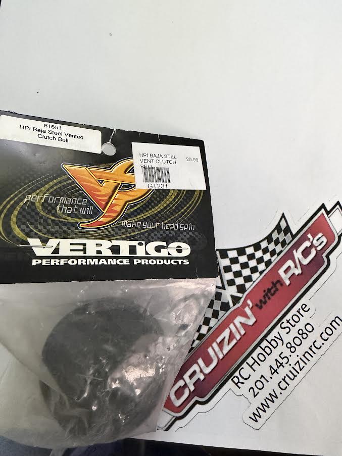 DDM Racing Part #GT231 Vertigo Vented Steel Clutch Bell for HPI Baja 5B/5T/5SC