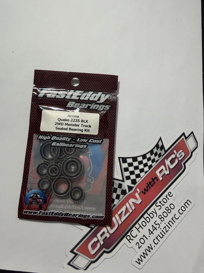 Fast Eddy Bearing Part #TFE9881 Arrma Quake 223S BLX 2WD Monster Truck Sealed Bearing Kit