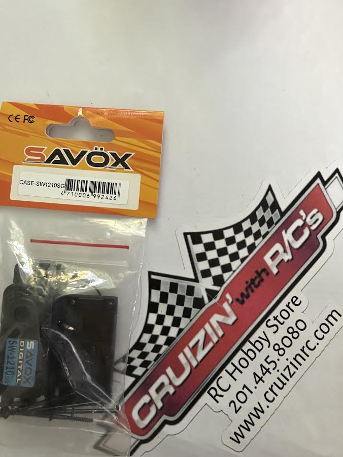 Savox Part #CASE-SW1210SG Top and Bottom with Screws Servo Case