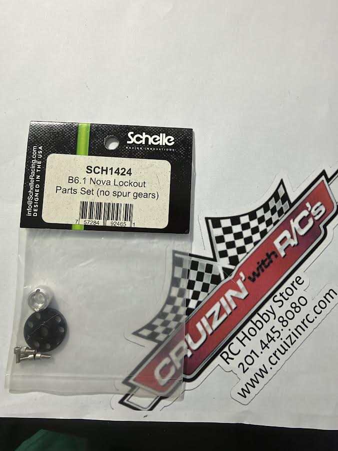 Schelle Racing Part #SCH1424 B6.1 Nova Lockout Parts Set (No Spur Gears)