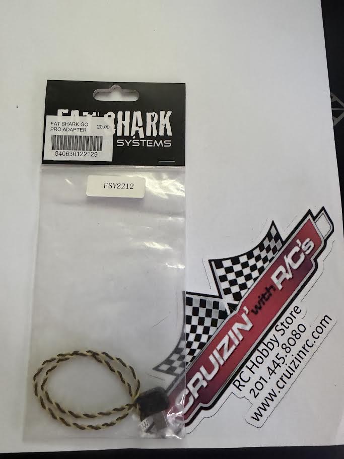 Fat Shark Part #FSV2212 GoPro to Cased ZTX (3p JST)