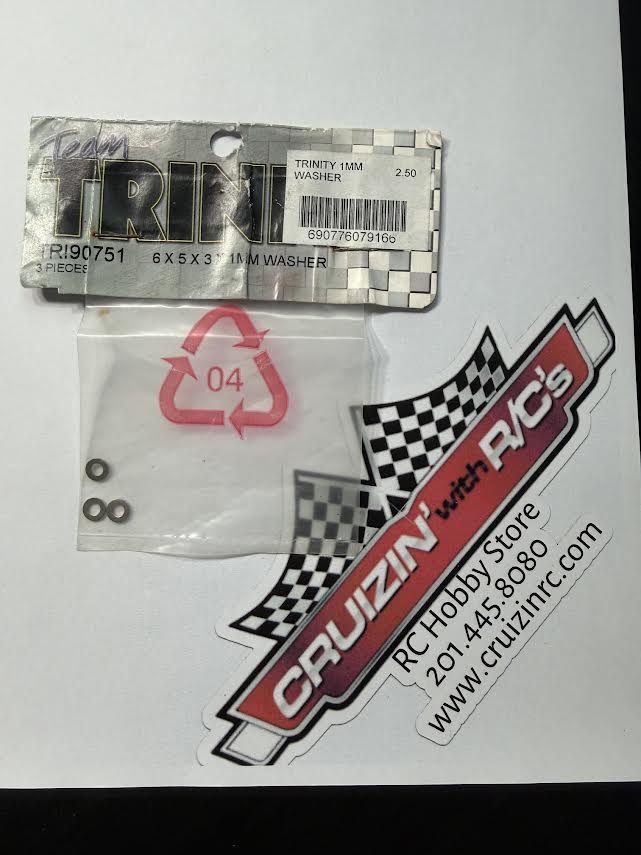 Trinity Part #TRI90751 6 x 5 x 3 x 1mm Washer