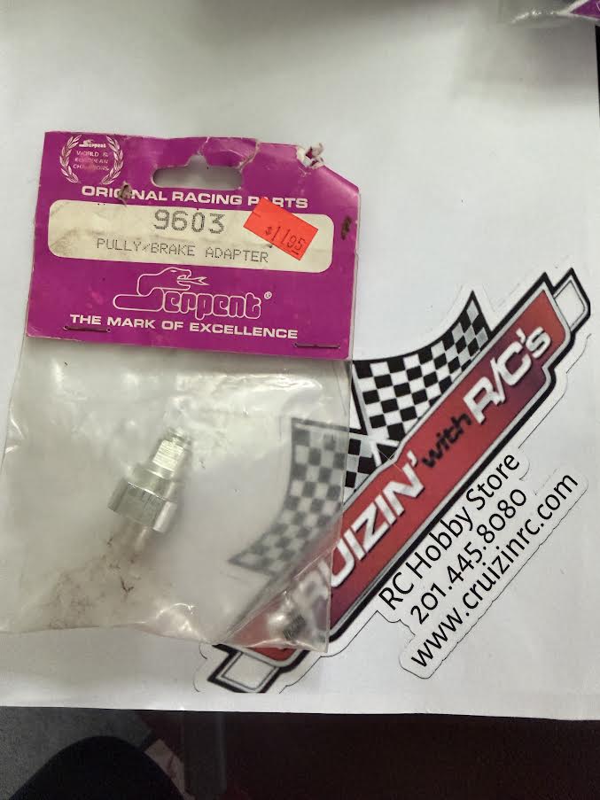 Serpent Part #SER9603 Pulley / Brake Adapter EXCEL MK1 - VINTAGE