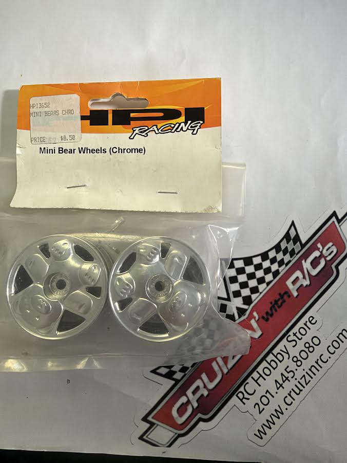 HPI Racing Part #3652 Mini Bear Wheels CHROME