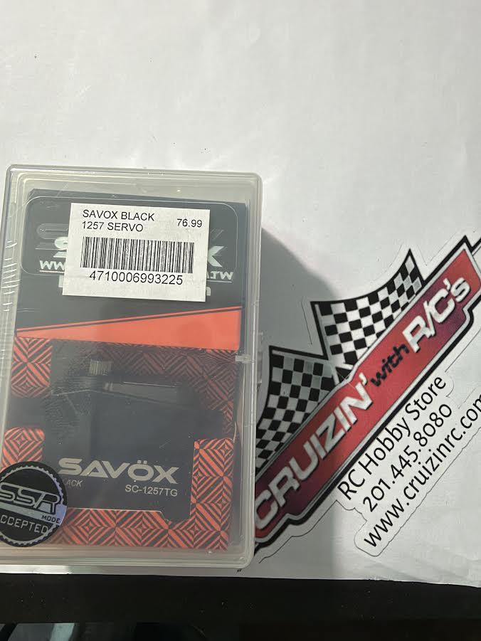 Savox Part #SC-1257TG Servo BLACK
