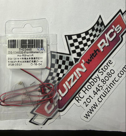 Degree RC Part #TH23446 Cabin Front Marker Lamp for 1/14 RC Tractor Truck 770S 56371 RC Truck