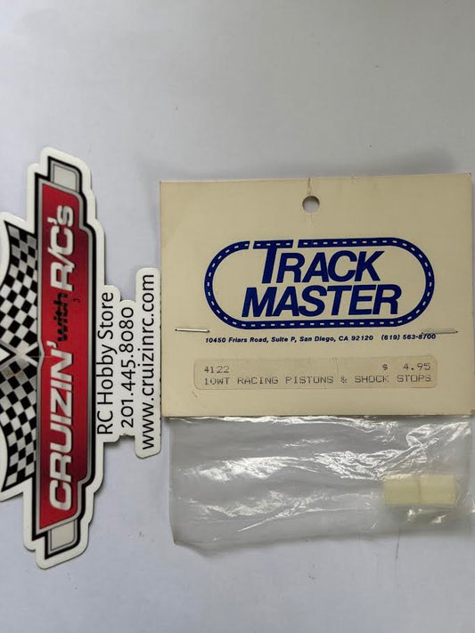Track Master Part #TRM-4122 10WT Racing Pistons & Shock Stops NIB Vintage