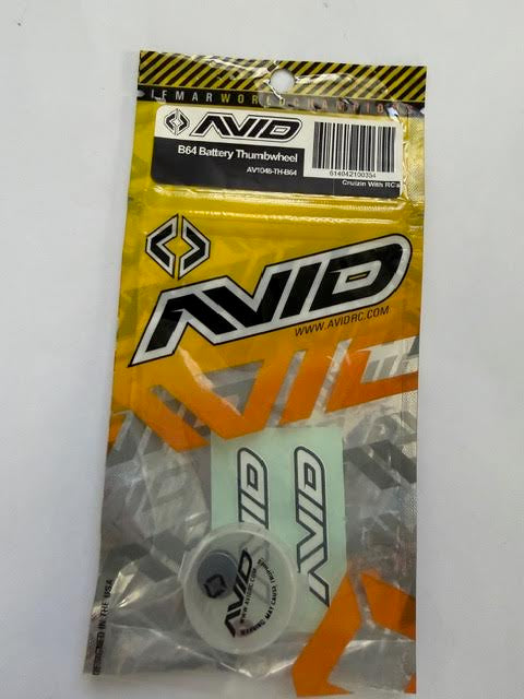 AVID Part #AV1048-TH-B64 B64 Battery Thumbwheel