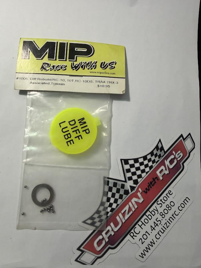 MIP Part #1005 Diff Rebuild/RC-10, 10T, RC-10DS, Trax TRX-3 Associated, Traxxas
