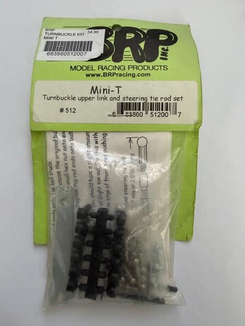 BRP Racing Part #BRP512 Mini-T Turnbuckle Upper Link & Steering Tie Rod Set - vintage