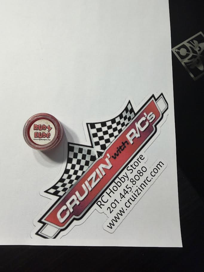 DG Designs Part #3C001R Ruby Lube Dampener Grease