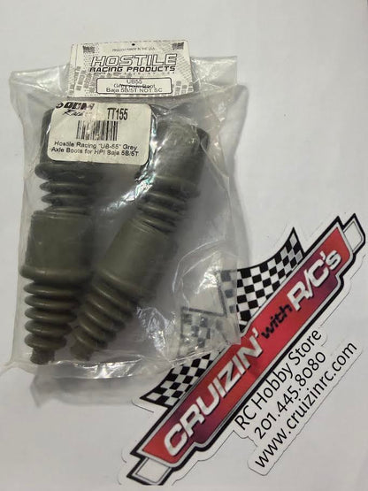 DDM Racing Part #TT155 Hostile Racing "UB55" Grey Axle Boot Set for HPI Baja 5B/5T
