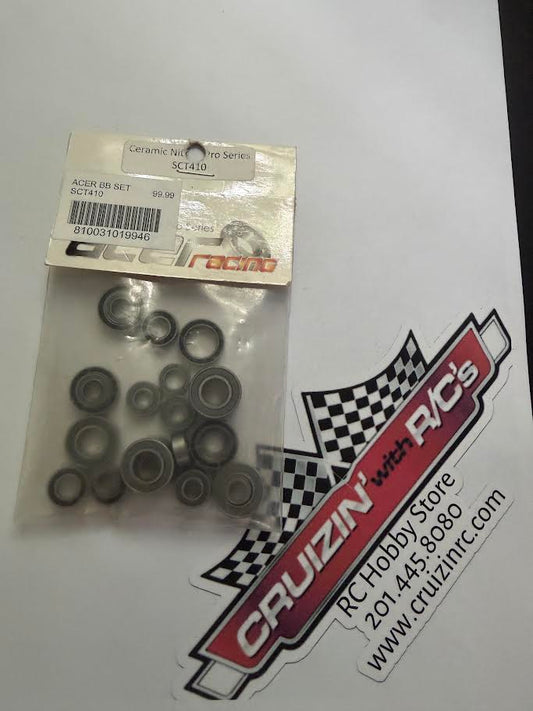 Acer Racing Part #ARZC0930 CTE02 SCT410 Ceramic Bearing Kit
