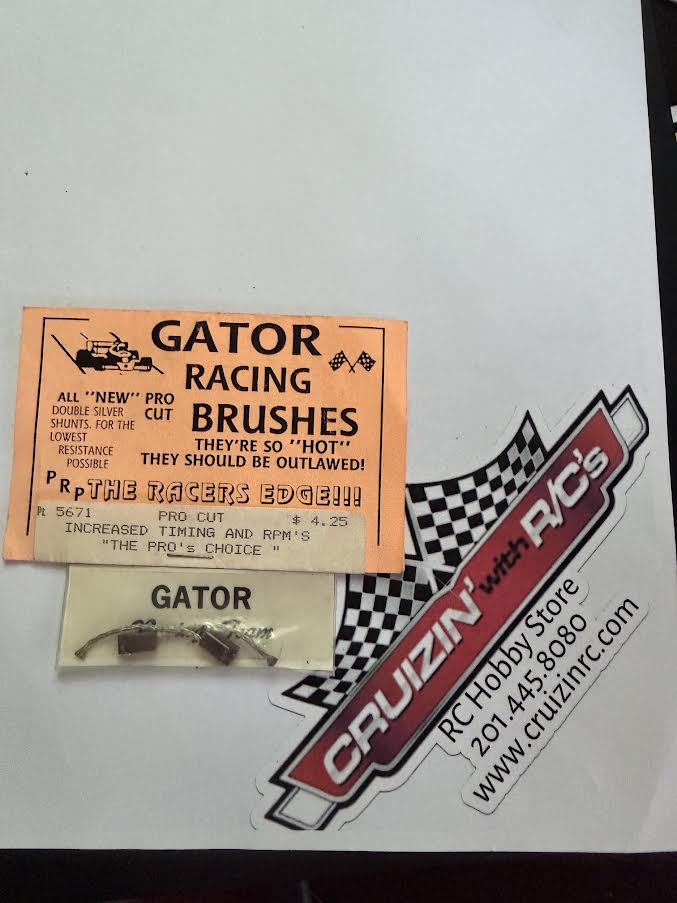 Professional Racing Part #PRP5671 Gator Racing Pro Cut Brushes VINTAGE