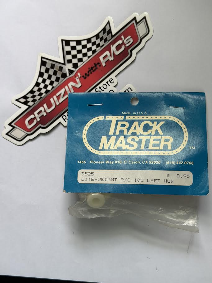 Track Master Part #TRM-3525 Lite-Weight R/C 10L Left Hub NIB vintage