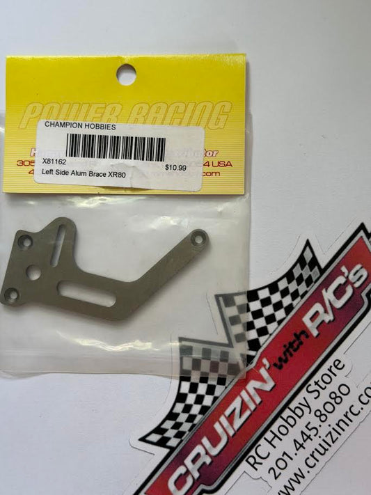 Power Racing Part #X81162 Left Side Alum Brace XR80