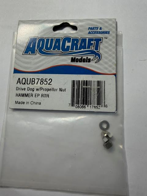 AquaCraft Part #AQUB7852 Drive Dog w/ Propeller Nut Hammer EP RTR