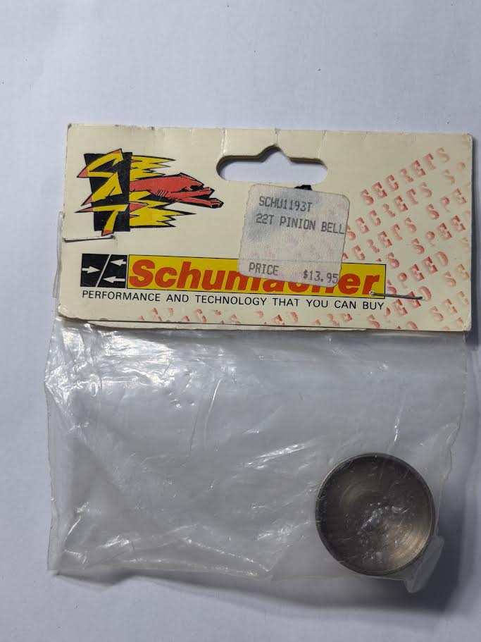 Schumacher Part #SCHU1193T 22T Pinion Clutch Bell HSG