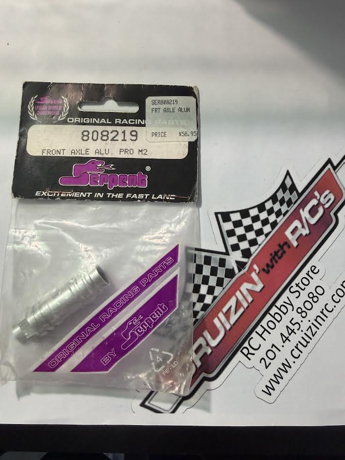 Serpent Part #SER808219 Front Axle Aluminum Pro M2