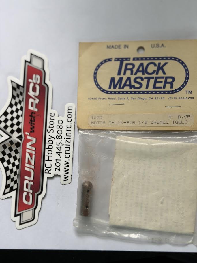 Track Master Part #TRM-1020 Motor Chuck - For 1/8 Dremel Tools NIB VINTAGE