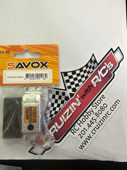 Savox Part #CASE-SA1283SG Top and Bottom with Screws Servo Case