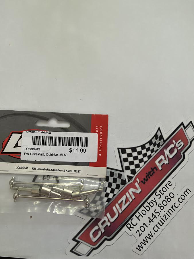 Team Losi Part #LOSB0943 Front/Rear Driveshaft, Outdrives, Axles (MLST/2)