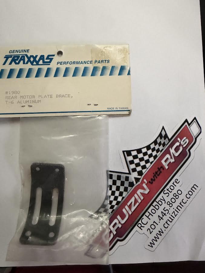Traxxas Part #TRA1980 Rear Motor Plate Brace, T-6 Aluminum VINTAGE