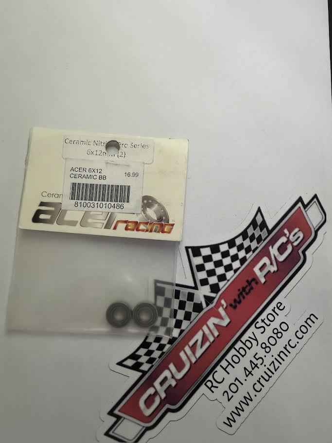 Acer Racing Part #ARZC1005 C005 Ceramic Bearings 6x12mm size MR126 Bearings