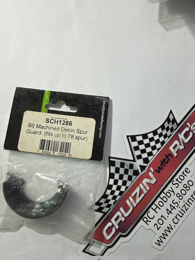 Schelle Racing Part #SCH1286 B6 Machined Delrin Spur Guard (fits up to 78 Spur)