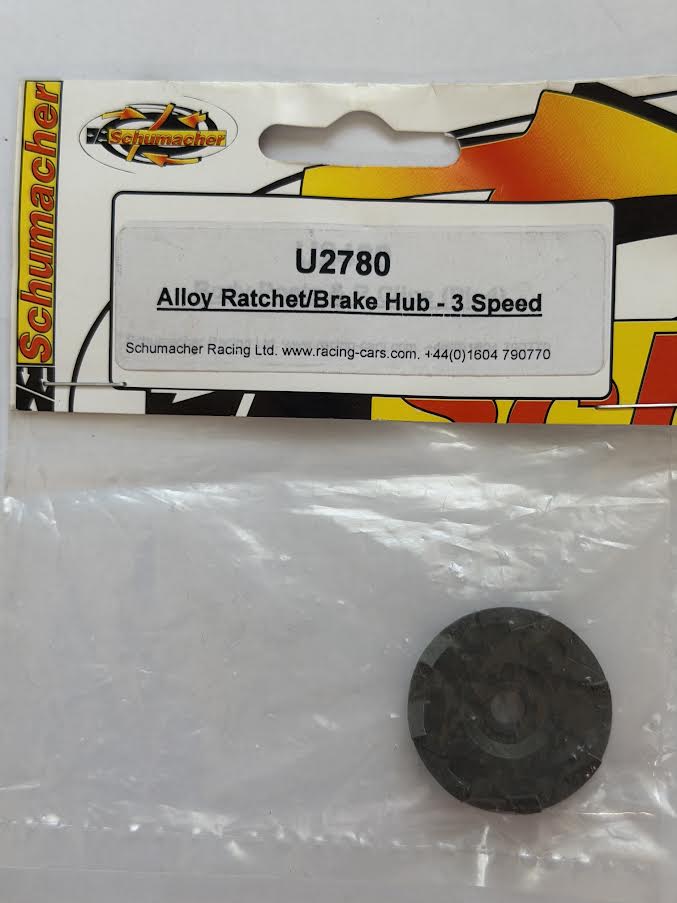 Schumacher Part #SCHU2780 Alloy Ratchet / Brake Hub 3-Speed