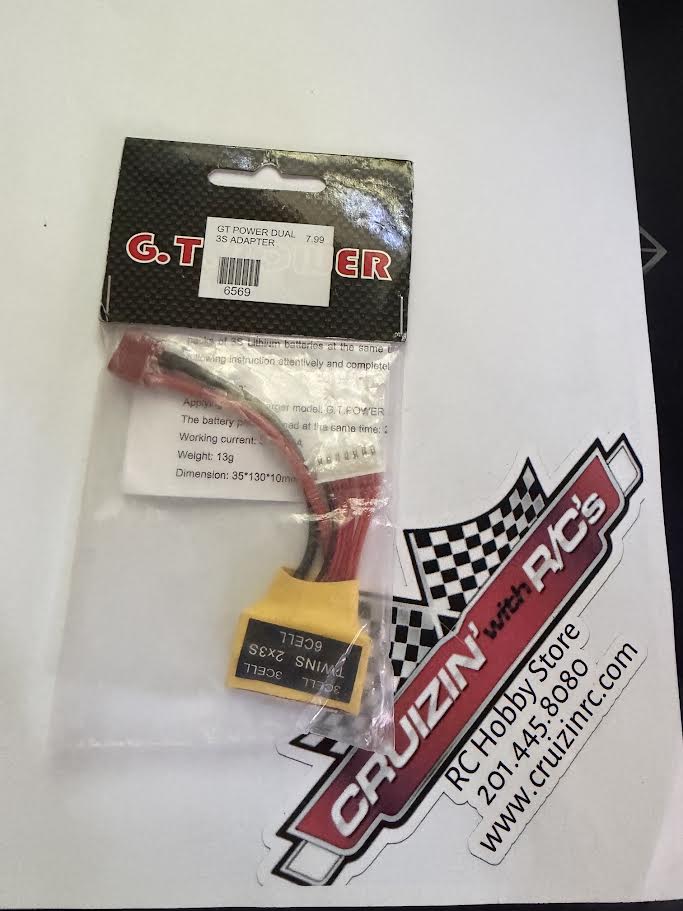 GT Power Part #GT6569 Dual 3S Adapter