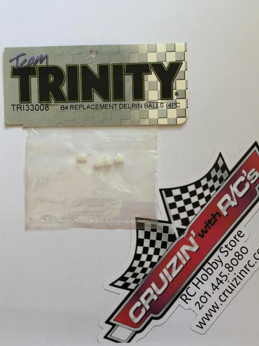 Trinity Part #TRI33008 B4 Replacement Delrin Ball’s (4pcs)
