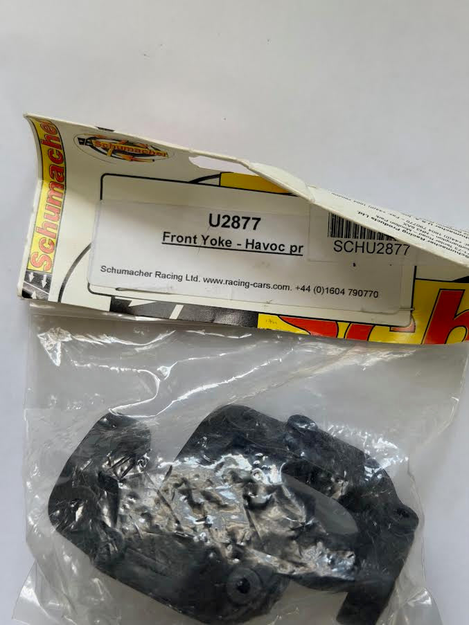 Schumacher Part #SCHU2877 Front Yoke (pair) - Havoc, Manic
