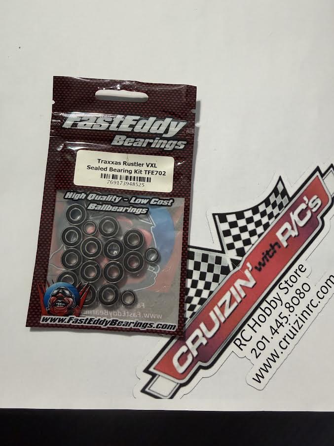 Fast Eddy Bearing Part #TFE702 Traxxas Rustler VXL Sealed Bearing Kit