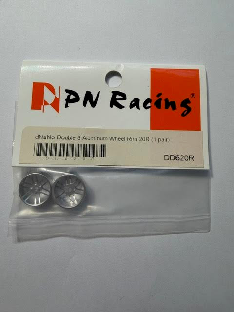 PN Racing Part #DD620R dNaNo Double 6 Aluminum Wheel Rim 20R