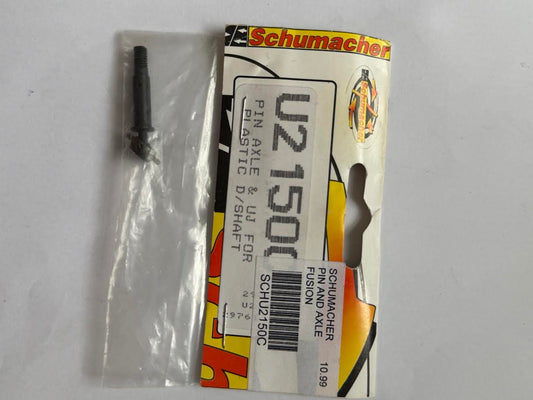 Schumacher Part #SCHU2150C Pin Axle & UJ for Plastic D/Shaft