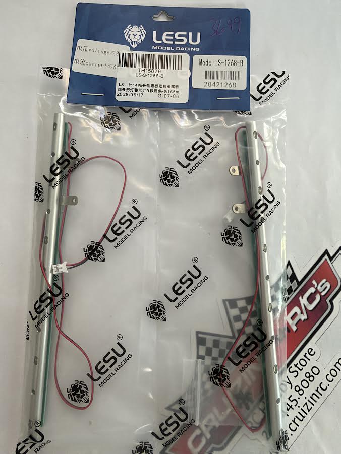 LESU RC Part #TH15879 LED Side Marker Lights Side Skirts Lamp Compatible with DIY Tamiya 1/14 Model 2Axle Tractor Truck