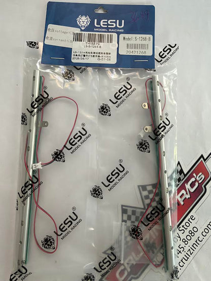 LESU RC Part #TH15879 LED Side Marker Lights Side Skirts Lamp Compatible with DIY Tamiya 1/14 Model 2Axle Tractor Truck
