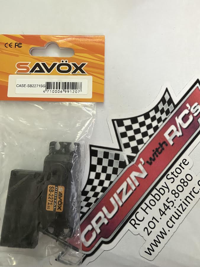 Savox Part #CASE-SB2271SG Top and Bottom with Screws Servo Case