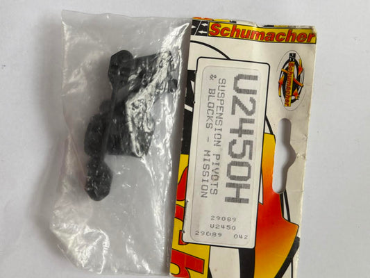 Schumacher Part #SCHU2450H Suspension Pivots & Blocks - Mission