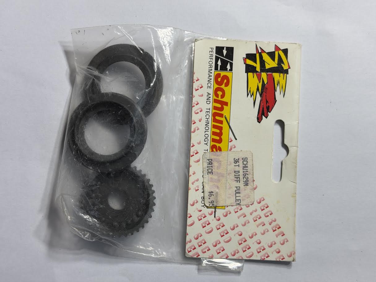 Schumacher Part #SCHU1629M 36 Tooth Pulley Nitro 10