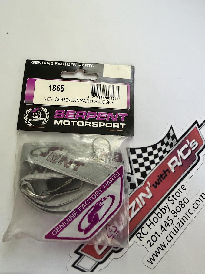 Serpent Part #SER1865 Key-Cord-Lanyard S-Logo