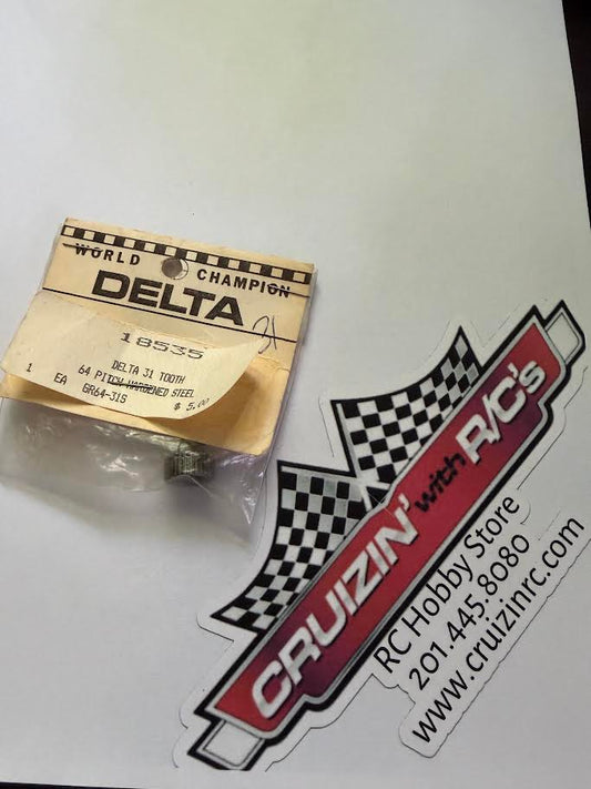 Delta MFG 18535 Delta 31 Tooth 64 Pitch Hardened Steel GR64-31S
