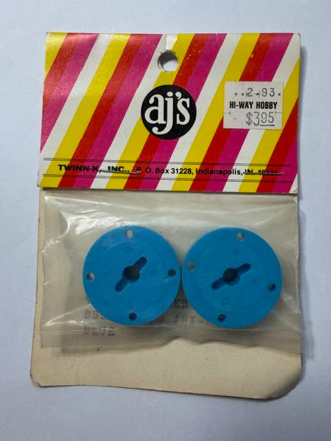 AJ'S (Twinn-K) Part #9909 Adapter BBS Rim To JRX-2 2PC Blue - VINTAGE