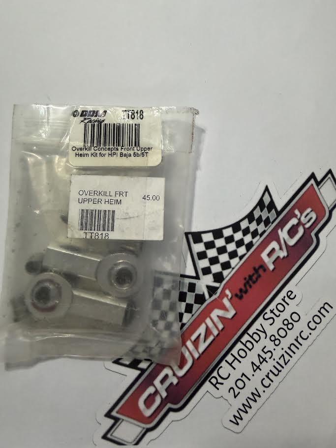 DDM Racing Part #TT818 OverKill Concepts Front Upper Heim Kit for HPI Baja 5b/5T