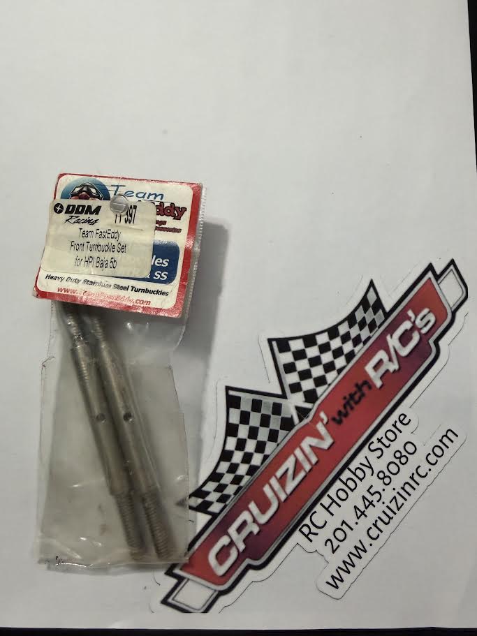DDM Racing Part #TT397 Fast Eddy Pro Series Front Turnbucle Set for HPI Baja 5b RTR & SS