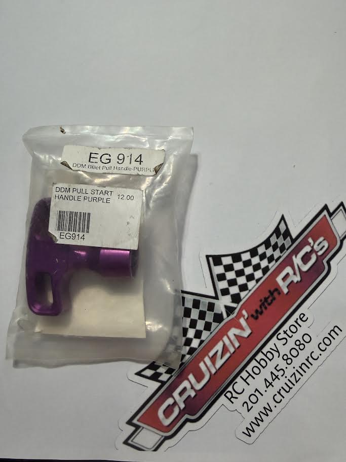DDM Part #EG914 Billet Pull Start Handle Purple